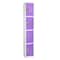 Adiroffice 12 in W, 12 in D, 72 in H, Steel ADI629-204-PUR-4PK - alternate 4